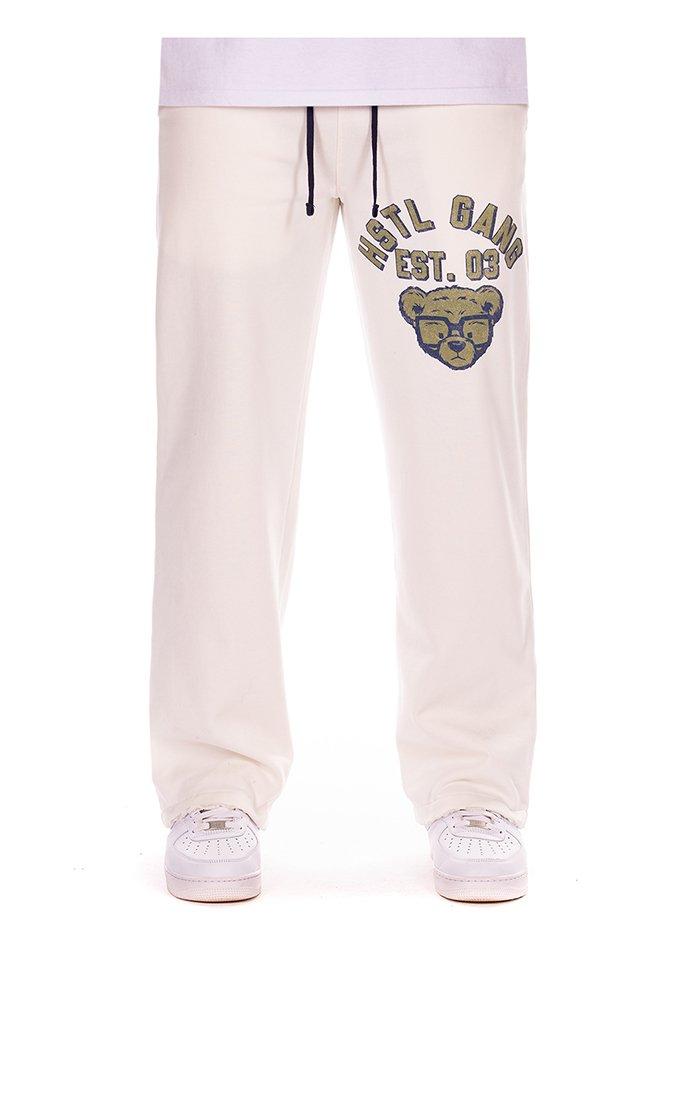 Hustle Gang Men's Baloo Sweatpants Pants - Cream - CREAM